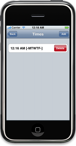 Timetable